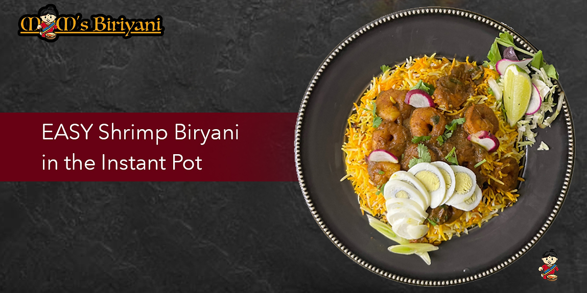 instant pot shrimp biryani